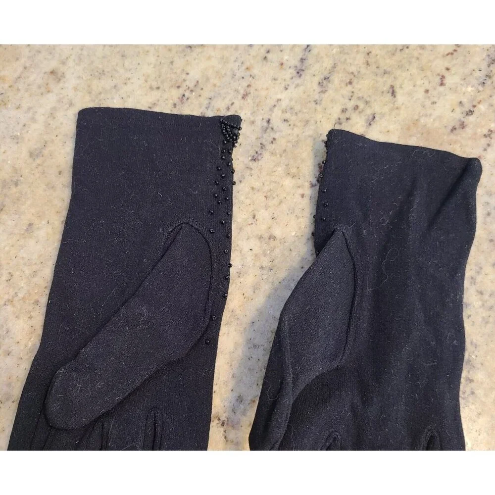 New? Vintage One Size Black Nylon Stretch Formal 8